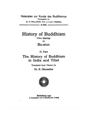History of Buddhism (Chos-hbyung) Part 2-front.jpg