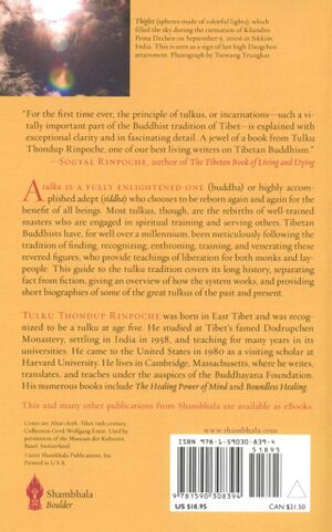 Incarnation The History and Mysticism of the Tulku Tradition of Tibet-back.jpg
