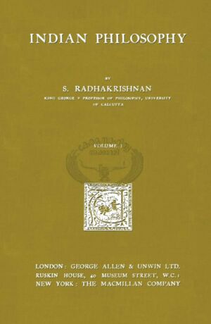 Indian Philosophy-Vol 1 (Radhakrishnan 1923)-front.jpg