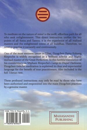 Introduction to the Nature of Mind (Dzogchen Pema Kalsang)-back.jpg