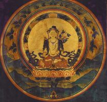 The painting of Drolma Yishin Khorlo that was hung in Jamyang Khyentse Wangpo's retreat residence. More on this image at Lotsawa House.