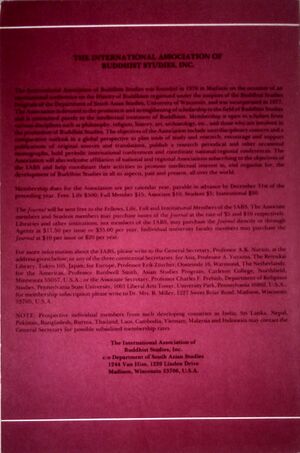 Journal of the International Association of Buddhist Studies Vol. 3 No. 1 (1980)-back.jpg