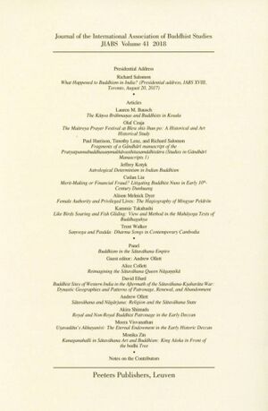 Journal of the International Association of Buddhist Studies Volume 41-back.jpg
