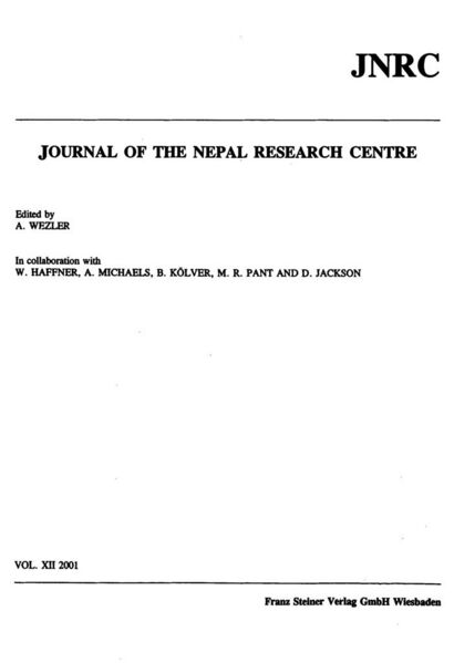 File:Journal of the Nepal Research Centre XII-front.jpg