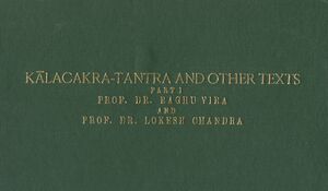 Kālacakra-Tantra and Other Texts Part 1-front.jpg