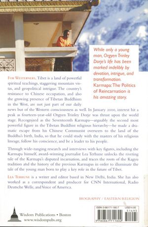 Karmapa The Politics of Reincarnation-back.jpg