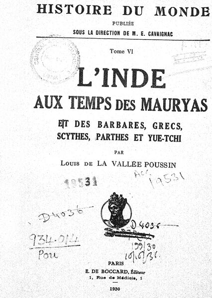 File:LInde aux temps des Mauryas-front.jpg