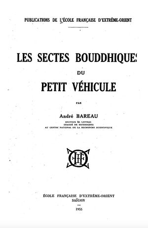 Les Sectes Bouddhiques du Petit Vehicule-front.jpg