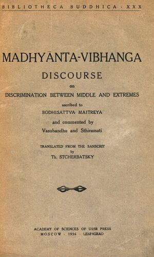 Madhyanta-Vibhanga 1936-front.jpg