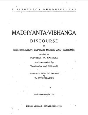 Madhyanta-Vibhanga 1970-front.jpg