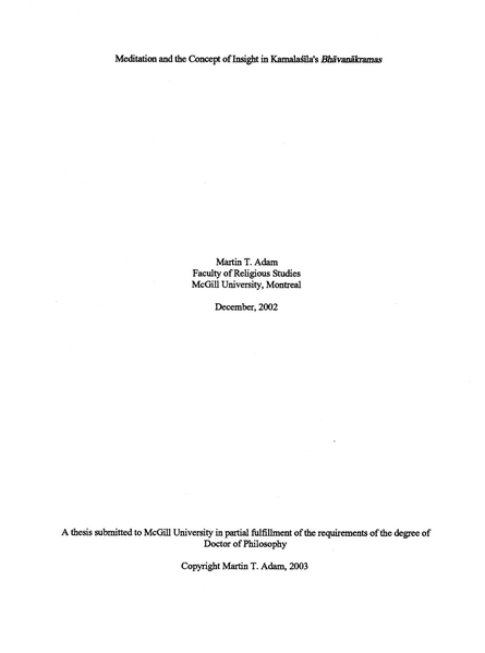 File:Meditation and the Concept of Insight in Kamalashilas Bhavanakramas-front.png