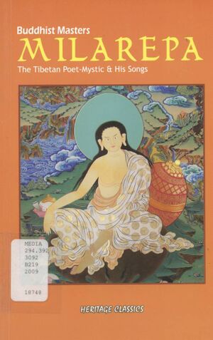Milarepa The Tibetan Poet-Mystic & His Songs-front.jpg
