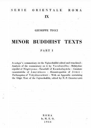 Minor Buddhist Texts Part 1 Tucci-front.jpg