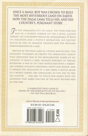 My Land and My People ( Warner Books, 1997)-back.jpg