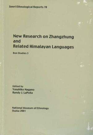 New Research on Zhangzhung and Related Himalayan Languages-front.jpg