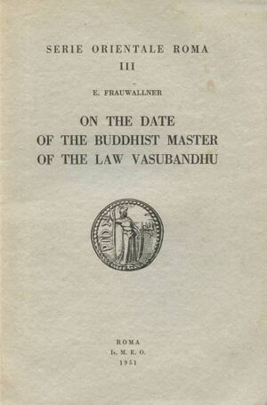 On the Date of the Buddhist Master of the Law Vasubandhu-front.jpg