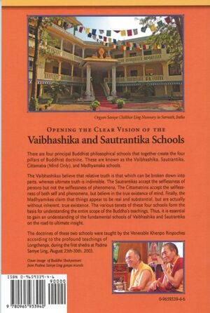 Opening the Clear View of the Vaibhashika and Sautrantika Schools-back.jpg