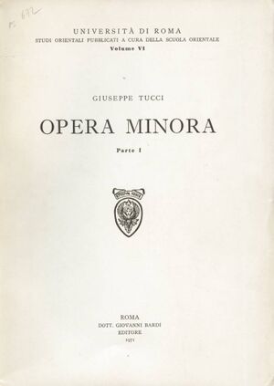 Opera Minora Parte I (Tucci)-front.jpg