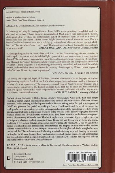 File:Oral and Literary Continuities in Modern Tibetan Literature-back.jpg