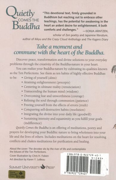 File:Quietly Comes the Buddha-back.jpeg