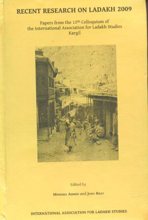 Recent Research on Ladakh (2009)-front.jpg