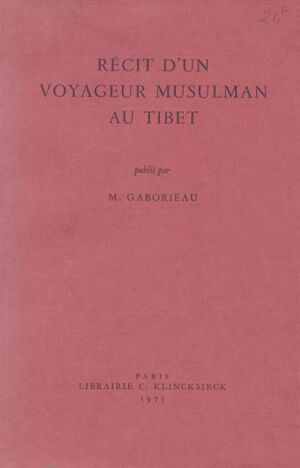 Recit d'un Voyageur Musulman au Tibet-front.jpg