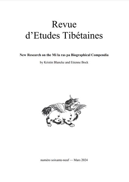 File:Revue d Etudes Tibetaines Vol 69 2024-front.jpg
