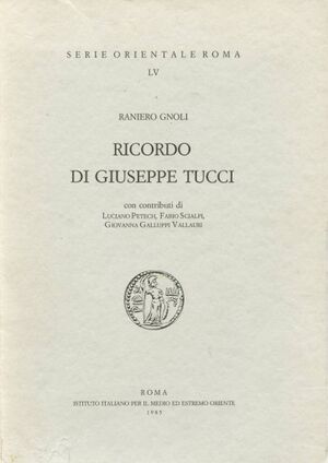 Ricordo Di Giuseppe Tucci-front.jpg