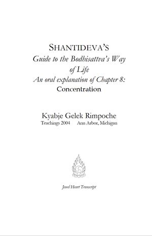 Shantideva's Guide to the Bodhisattva's Way Of Life- An Oral Explanation of Chapter 8-front.jpg