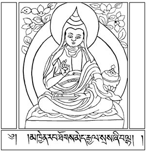 Shantideva (line drawing).jpg