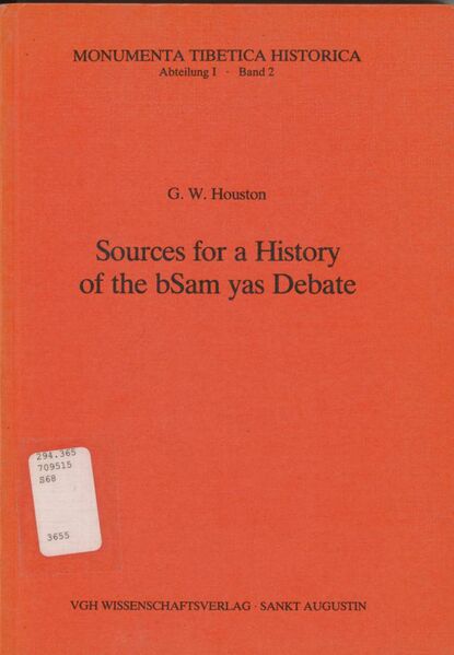 File:Sources for a History of the bSam yas Debate-front.jpg