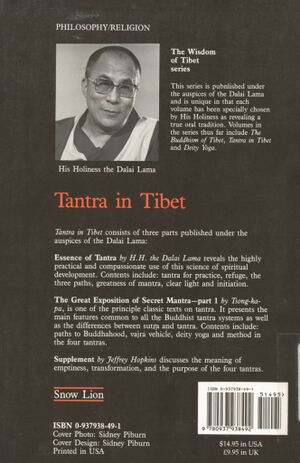 Tantra in Tibet (1987, Snow Lion)-back.jpg