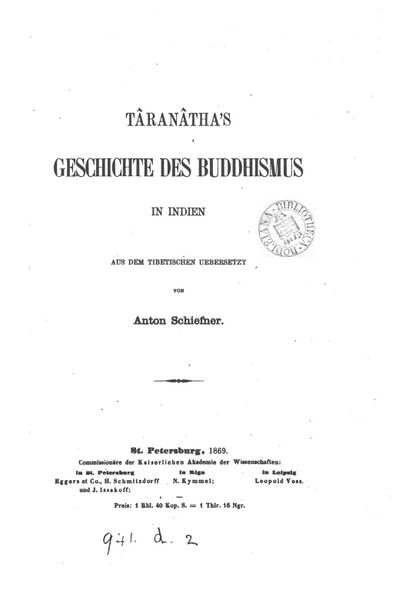 File:Taranathas Geschichte des Buddhismus in Indien-front.jpg