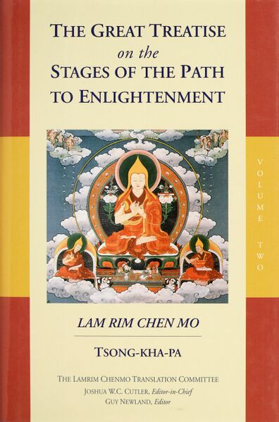 File:TheGreatTreatiseOnTheStagesOfThePathToEnlightenmentVolume2-front.jpg