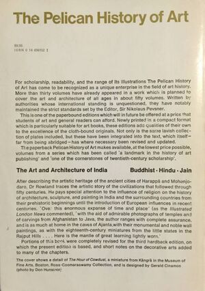 The Art and Architecture of India Buddhist, Hindu, Jain-back.jpg