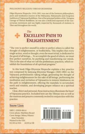 The Excellent Path to Enlightenment Oral Teachings on the Root Text of Jamyang Khyentse Wangpo-back.jpg
