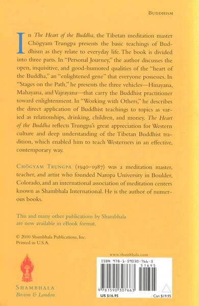 File:The Heart of the Buddha (Trungpa)-back.jpg