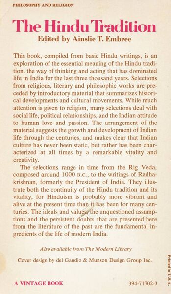File:The Hindu Tradition-back.jpeg