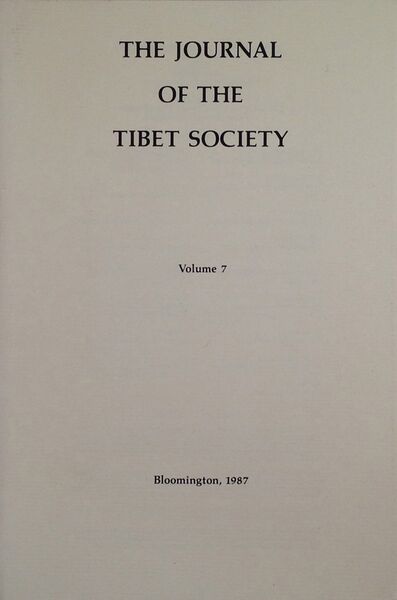 File:The Journal of the Tibet Society-front.jpg