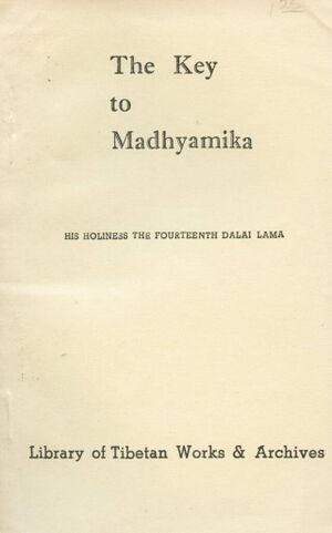 The Key to Madhyamika-front.jpg