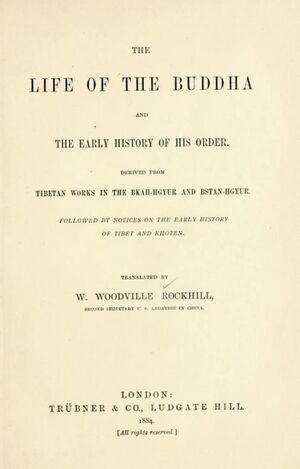 The Life of the Buddha and the Early History of His Order 1884-front.jpg