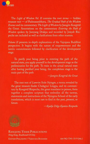 File:The Light of Wisdom Vol II-back.jpg