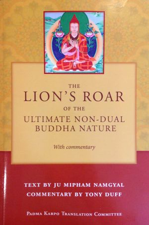 The Lion's Roar of the Ultimate Non-Dual Buddha Nature-front.jpg