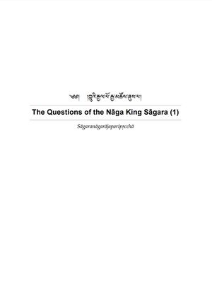 The Questions of the Naga King Sagara 1 Sagaranagarajapariprccha-front.jpg
