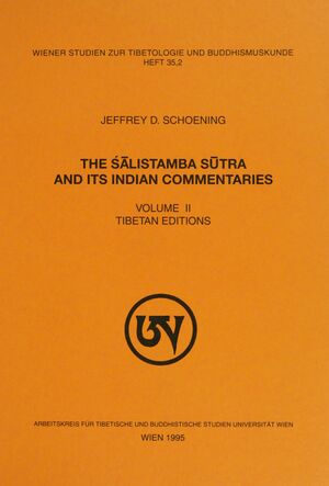 The Salistamba Sutra And Its Indian Commentaries Vol II-front.jpg