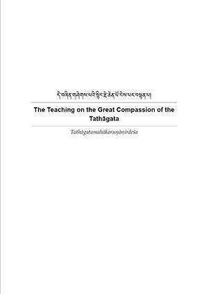 The Teaching on the Great Compassion of the Tathāgata (Burchardi)-front.jpg