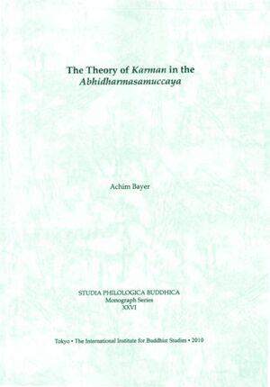 The Theory of Karman in the Abhidharmasamuccaya-front.jpg