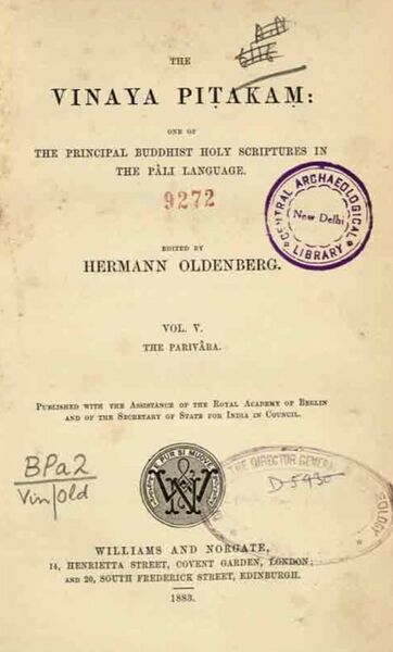 File:The Vinaya Pitakam Vol 5-front.jpg