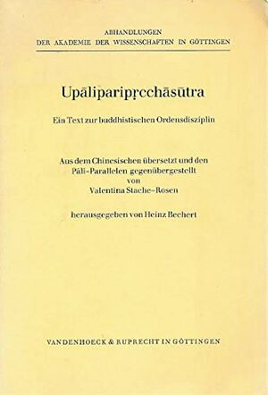 Upalipariprcchasutra ein Text zur buddhistischen Ordensdisziplin-front.jpg